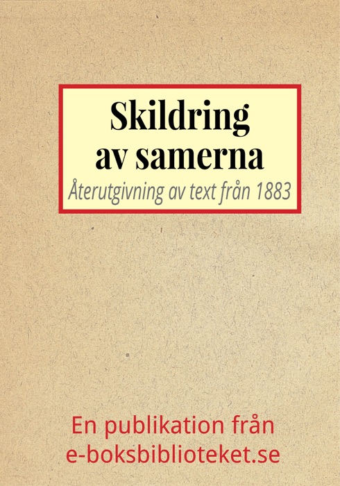 Skildring av samerna