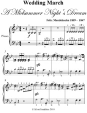 Wedding March Midsummer Night S Dream Elementary Piano Sheet Music Wedding March Midsummer Night S Dream Elementary Piano Sheet Music