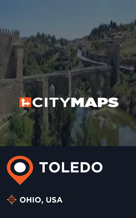 City Maps Toledo Ohio, USA