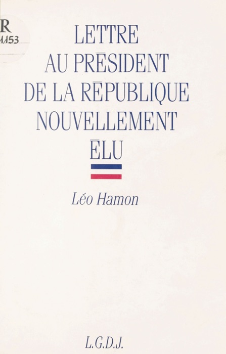 Lettre au Président de la République nouvellement élu