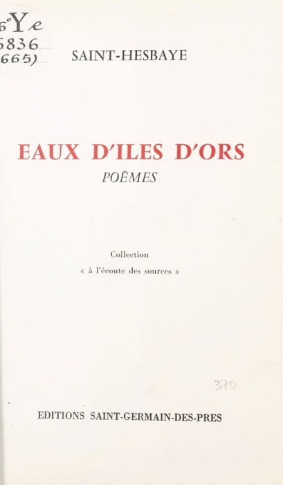Eaux d'îles d'ors