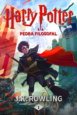 Capa do livro Harry Potter e a Pedra Filosofal de J.K. Rowling