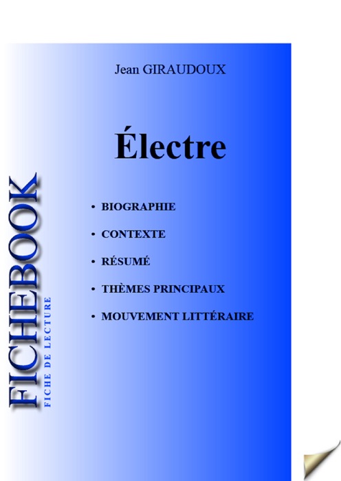 Fiche de lecture Électre (complète)