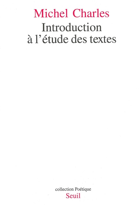 Introduction à l'étude des textes