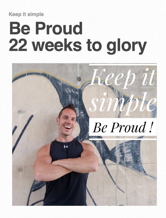 Be Proud 22 weeks to glory!