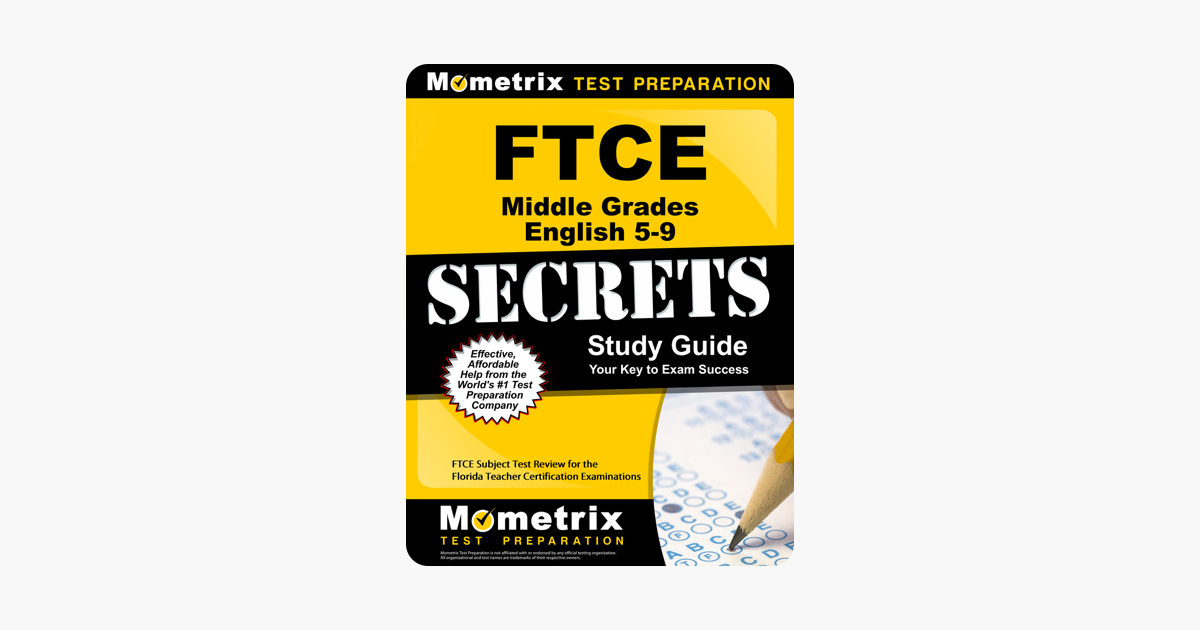 Ftce Middle Grades English 5 9 Secrets Study Guide - 