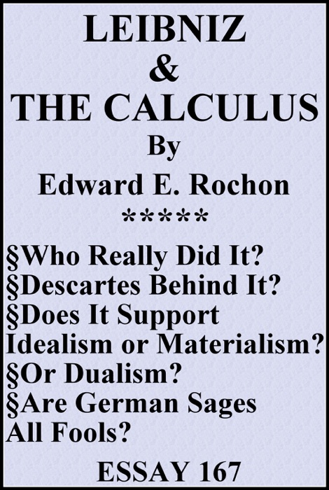 Leibniz & the Calculus