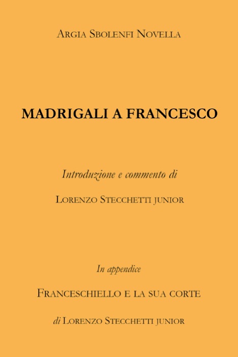 Madrigali a Francesco