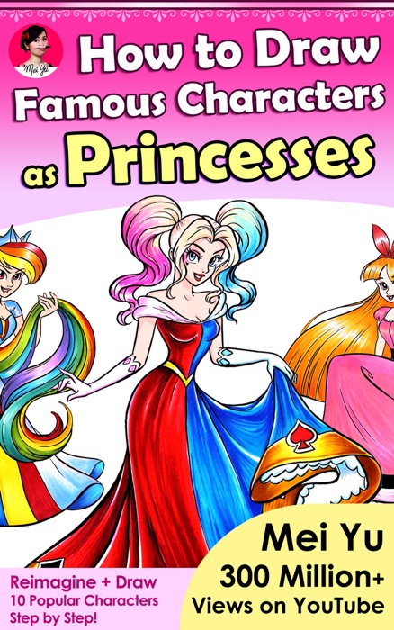 How to Draw Famous Characters as Princesses