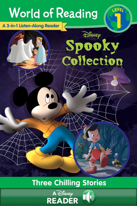 World of Reading:  Disney's Spooky Collection 3-in-1 Listen-Along Reader