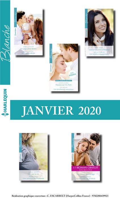 Pack mensuel Blanche : 10 romans + 1 gratuit (Janvier 2020)