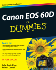 Canon EOS 60D For Dummies - Julie Adair King &amp; Robert Correll Cover Art