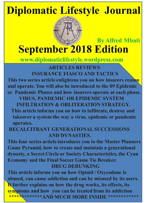 Diplomatic Lifestyle Journal September 2018 Edition