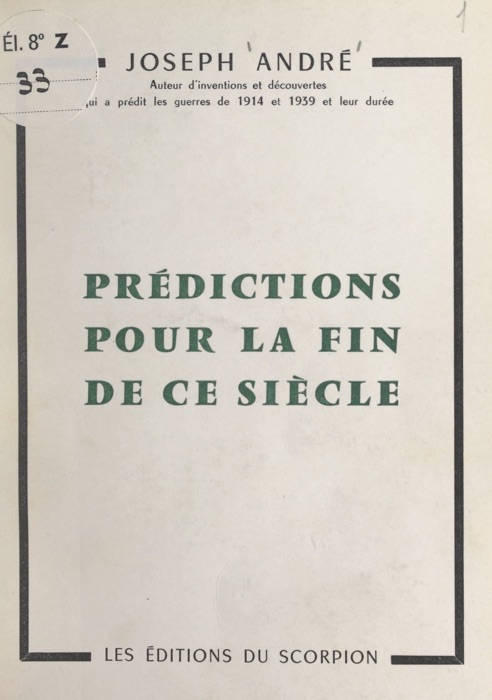 Prédictions pour la fin de ce siècle