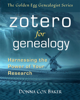 Donna Cox Baker - Zotero for Genealogy: Harnessing the Power of Your Research artwork