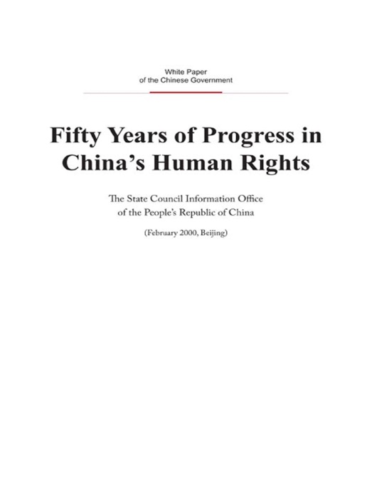 Fifty Years of Progress in China's Human Rights(English Version)