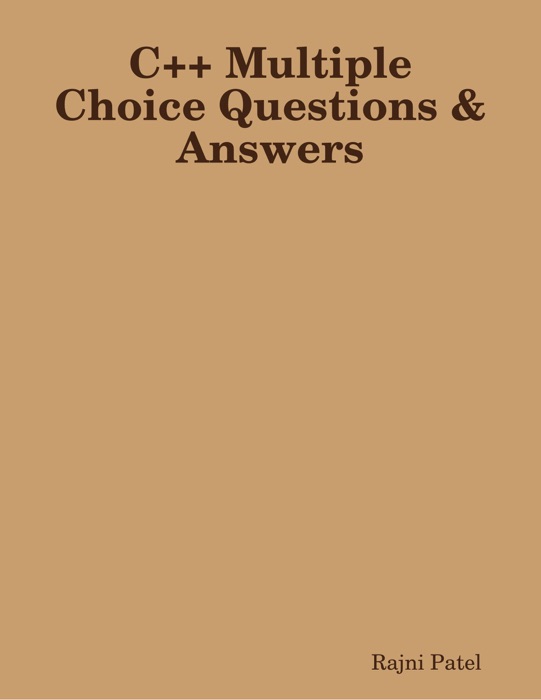 C++ Multiple Choice Questions & Answers