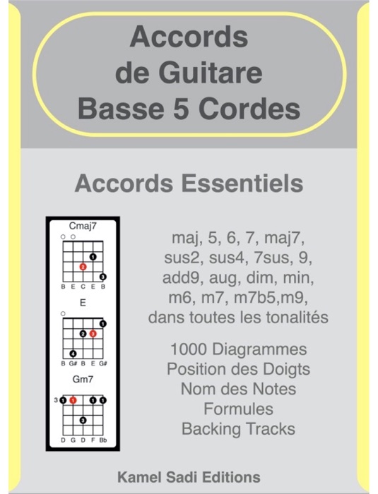 Accords de Guitare Basse 5 Cordes