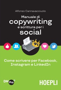 Manuale di copywriting e scrittura per i social Book Cover