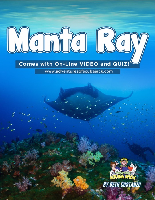 Manta Ray Activity Workbook For Kids