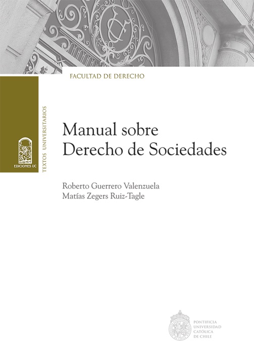 Manual sobre Derecho de Sociedades