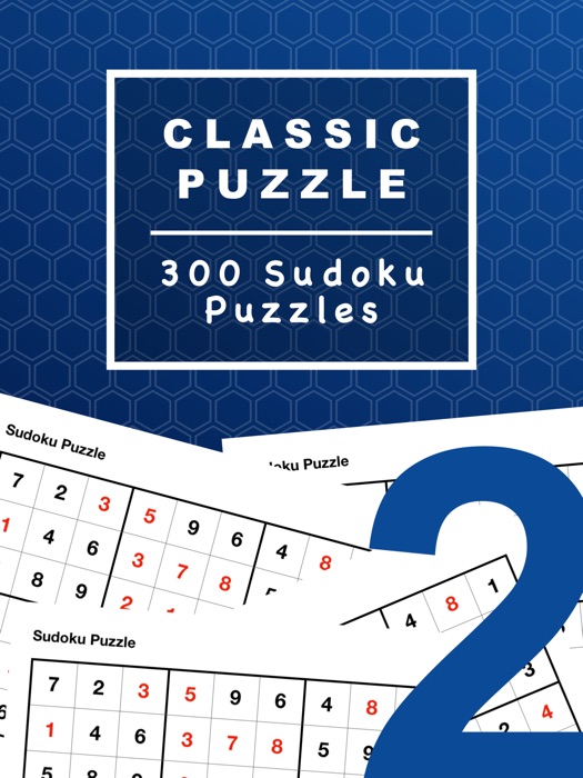 Classic Puzzle: 300 Sudoku Puzzles