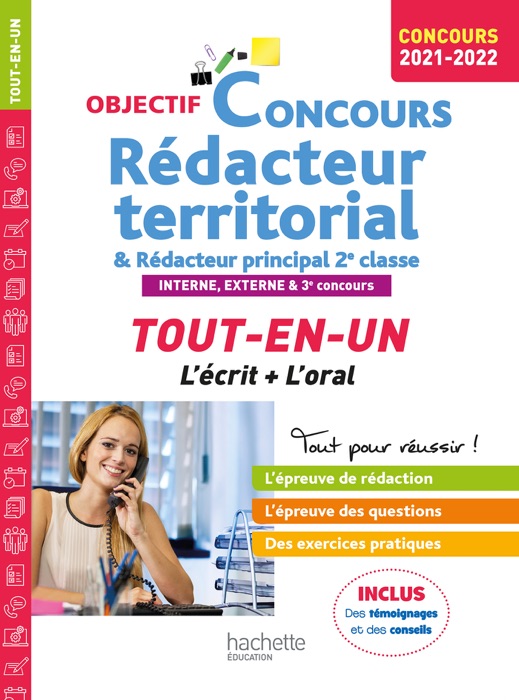 Objectif  Concours Rédacteur territorial et rédacteur principal 2021 : externe, interne et 3e voie