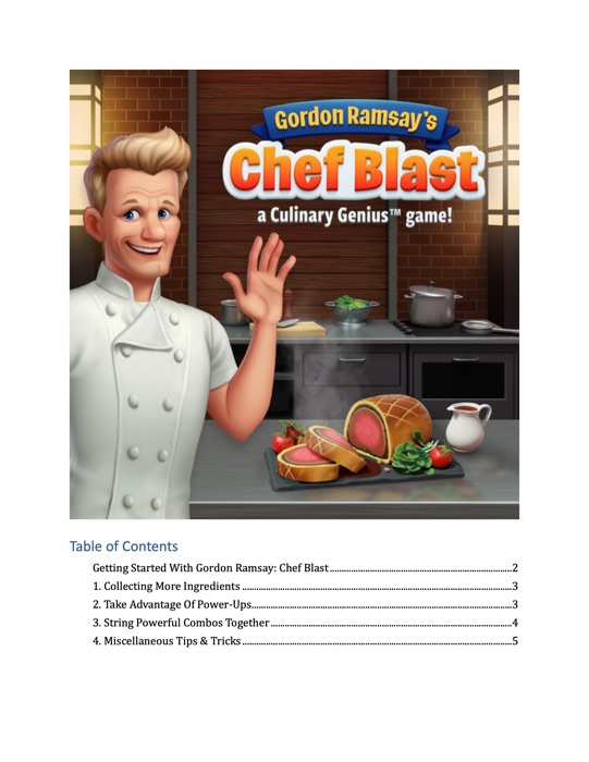Gordon Ramsay: Chef Blast Beginner's Guide: Tips, Tricks & Strategies