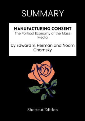 Capa do livro Manufacturing Consent: The Political Economy of the Mass Media de Noam Chomsky and Edward S. Herman