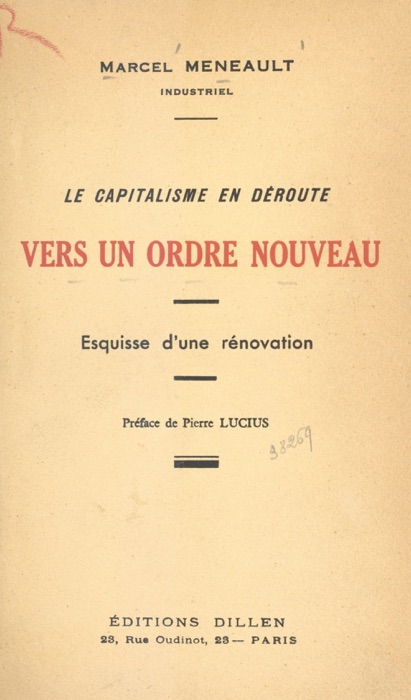 Le capitalisme en déroute. Vers un ordre nouveau