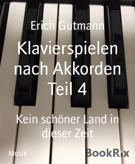 Klavierspielen nach Akkorden Teil 4