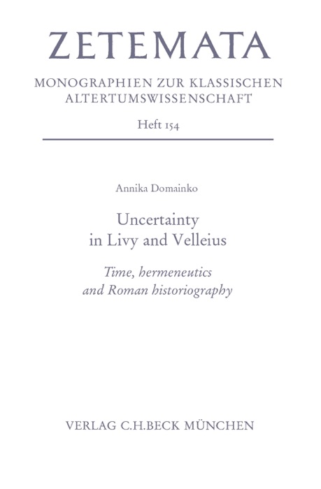 Uncertainty in Livy and Velleius