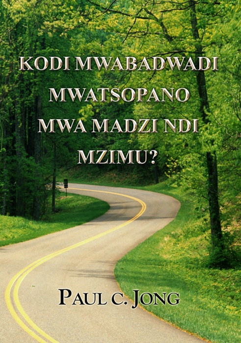 KODI MWABADWADI MWATSOPANO MWA MADZI NDI MZIMU?