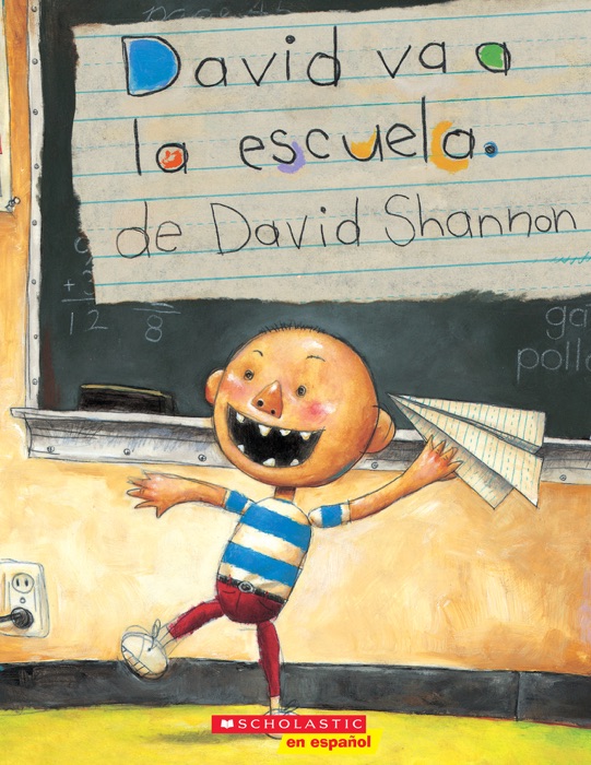 David va a la escuela