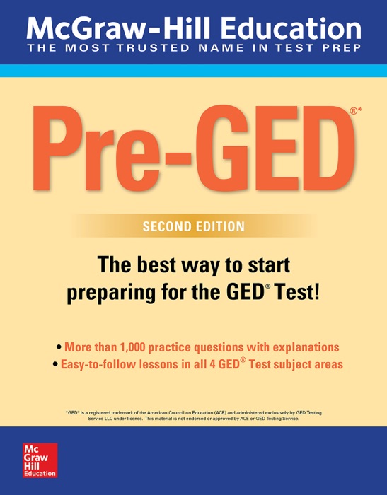 McGraw-Hill Education Pre-GED with Downloadable Tests, Second Edition