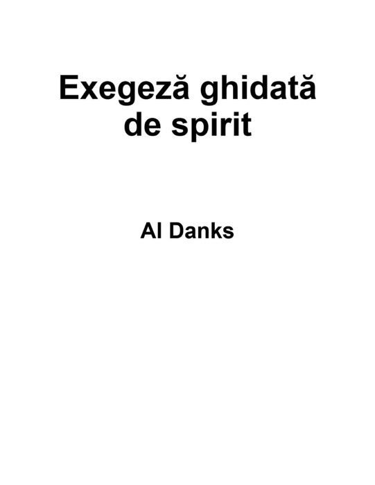 Exegeză ghidată de spirit