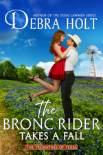 The Bronc Rider Takes a Fall - Debra Holt Cover Art