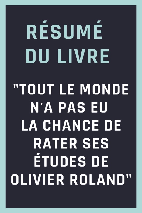 Résumé du livre 