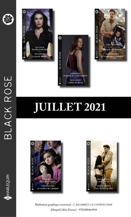 Pack mensuel Black Rose : 10 romans (Juillet 2021)