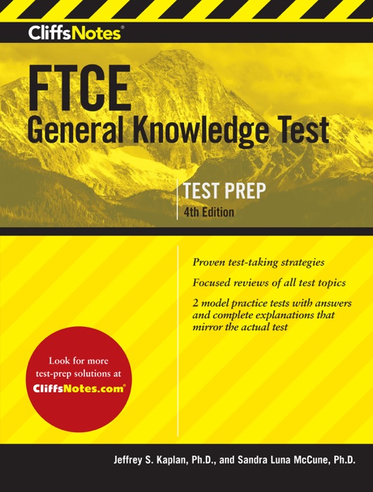 CliffsNotes FTCE General Knowledge Test 4th Edition