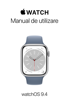 Manual de utilizare Apple Watch - Apple Inc.