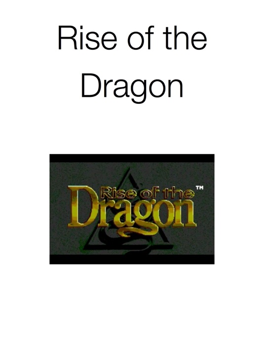 Rise of the Dragon Sega CD Game Longplay