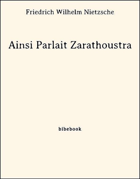 Ainsi parlait Zarathoustra