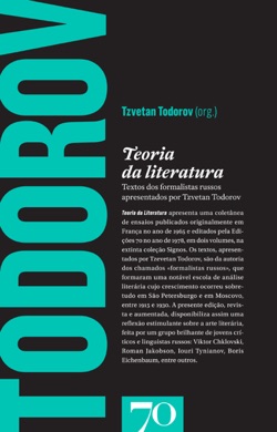 Capa do livro Teoria da Literatura: Formalistas Russos de Tzvetan Todorov