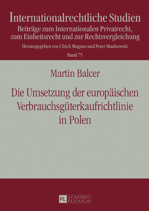 Die Umsetzung der europäischen Verbrauchsgüterkaufrichtlinie in Polen