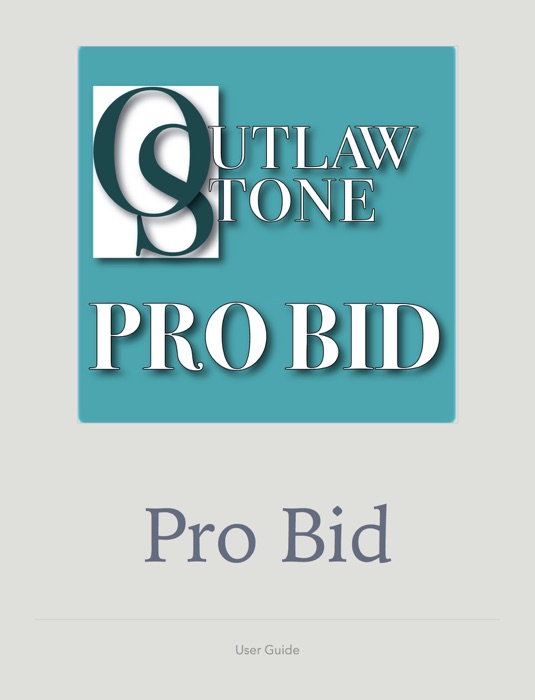 Pro Bid User Guide