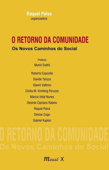 O retorno da comunidade