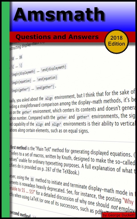 Amsmath: Questions and Answers