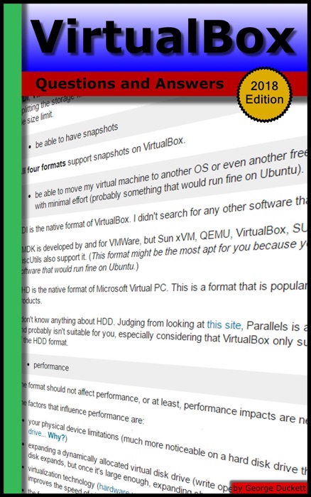 VirtualBox: Questions and Answers
