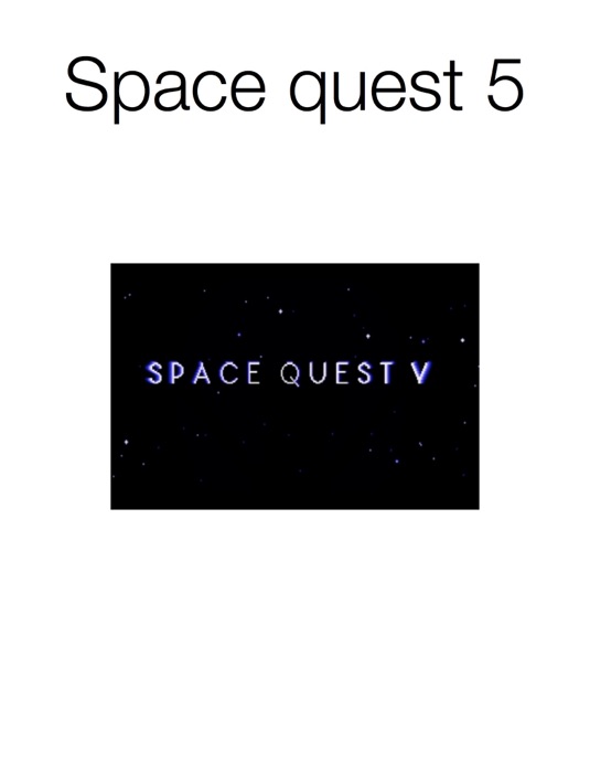 Space Quest 5 PC Game Longplay